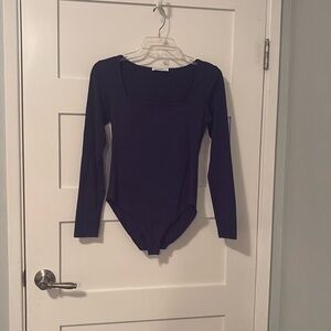 Navy blue body suit